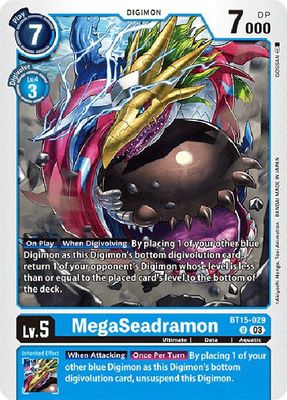MegaSeadramon - Exceed Apocalypse (BT15)
Exceed Apocalypse