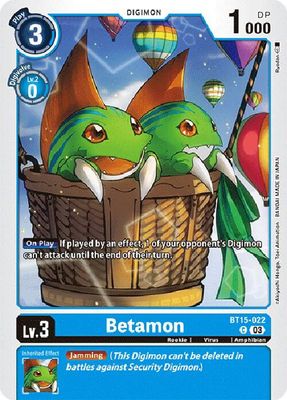 Betamon - Exceed Apocalypse (BT15)
Exceed Apocalypse