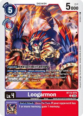 Loogarmon - Exceed Apocalypse (BT15)
Exceed Apocalypse