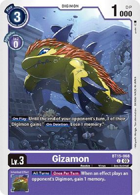 Gizamon - Exceed Apocalypse (BT15)
Exceed Apocalypse