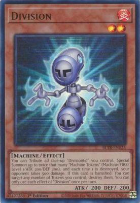 Division - BLTR-EN025 - Ultra Rare 1st Edition
Battles of Legend: Terminal Revenge 1st Edition Singles