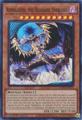 Nephilabyss, the Ogdoadic Overlord - AGOV-EN016 - Super Rare 1st Edition Age of Overlord 1st Edition Singles