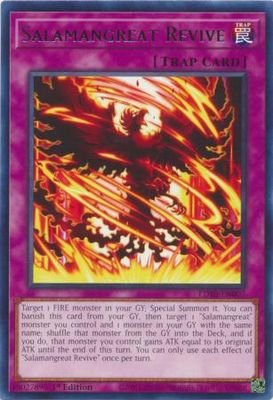Salamangreat Revive - LD10-EN007 - Rare 1st Edition
Soulburning Volcano 1st Edition Singles (Espanol)