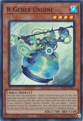 R-Genex Undine - BLTR-EN011 - Ultra Rare 1st Edition Battles of Legend: Terminal Revenge 1st Edition Singles
