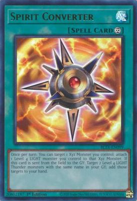 Spirit Converter - BLTR-EN099 - Ultra Rare 1st Edition
Battles of Legend: Terminal Revenge 1st Edition Singles