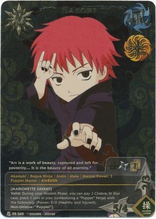 SJ Sasori [Marionette Savant] - PR069 - Super Rare
Ultimate Battle Chibi Collector&#39;s Tin
