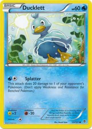 Ducklett - 29/101 - Common
Black &amp; White 10: Plasma Blast Singles