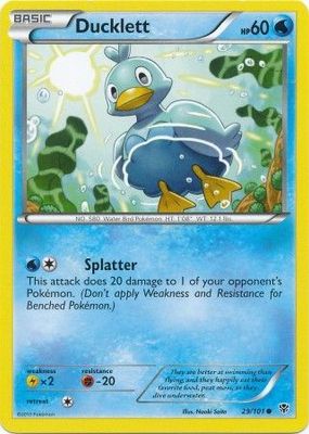 Ducklett - 29/101 - Common
Black &amp; White 10: Plasma Blast Singles