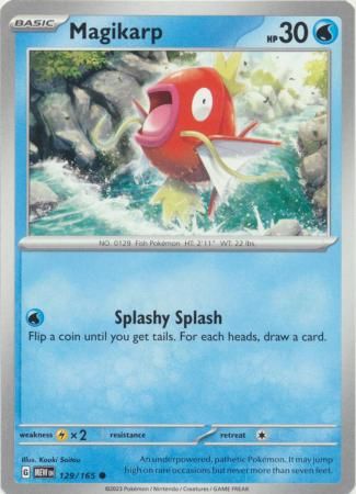 Magikarp - 129/165 - Common Scarlet &amp; Violet 151 Singles