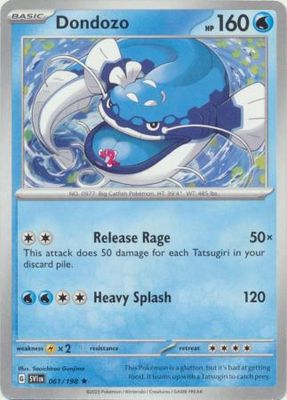 Dondozo - 061/198 - Rare Theme Deck Exclusive Pokemon Theme Deck Exclusives (Español)