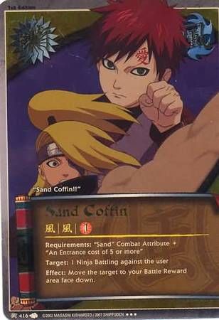 SJ Sand Coffin - 416 - Super Rare
Naruto: A New Chronicle Gold Foil