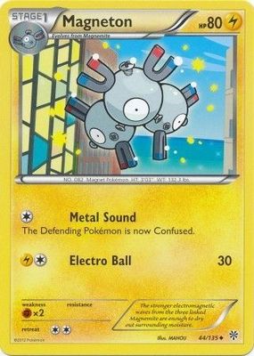 Magneton - 44/135 - Uncommon
Black &amp; White 8: Plasma Storm Singles