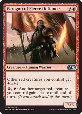 Paragon of Fierce Defiance 158/269 - Magic 2015 (M15) Singles (Español)