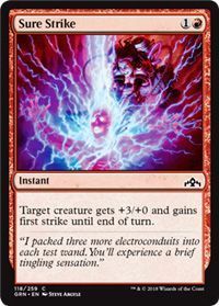 Sure Strike 118/259 Guilds of Ravnica Singles (Español)
