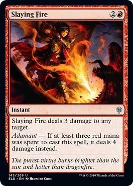 Slaying Fire 143/269 - Throne of Eldraine Singles (Español)