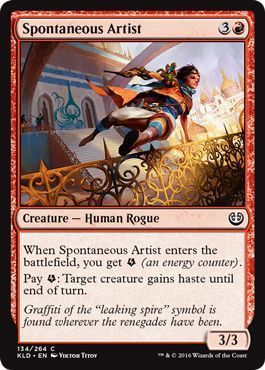 Spontaneous Artist 134/264
Kaladesh Singles (Español)