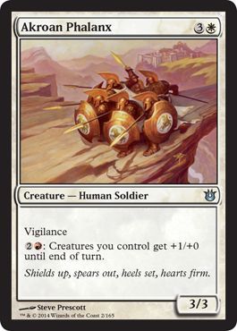Akroan Phalanx Born of the Gods Singles