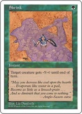 Shrink
MTG 5th Edition (Magic Cards) Singles