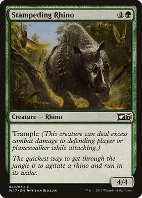 Stampeding Rhino - 29/30 - W17 Promo
Welcome Deck 2017 English Singles(Español)