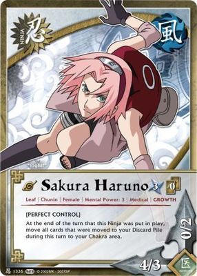 SJ Sakura Haruno [Perfect Control] - 1326 - Common
Naruto: Invasion Foil