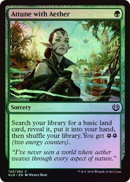 SJ Attune with Aether 145/264 - Foil
Kaladesh Foil Singles