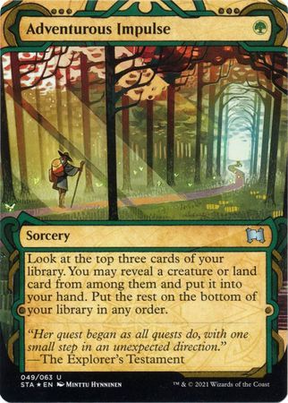 Adventurous Impulse 049/063 - Strixhaven: School of Mages Singles (FOIL)