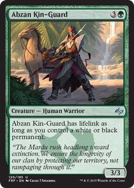 Abzan Kin-Guard 120/185 Fate Reforged Singles