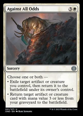 Against All Odds 001/271 - Phyrexia All Will Be One Singles (Español)