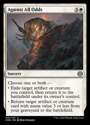 Against All Odds 001/271 - Phyrexia All Will Be One Singles (Español)