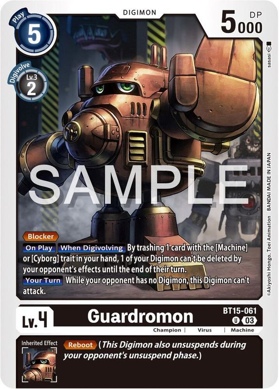 Guardromon - Exceed Apocalypse (BT15)
Exceed Apocalypse