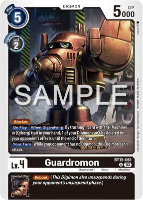 Guardromon - Exceed Apocalypse (BT15) Exceed Apocalypse