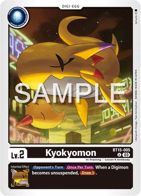 Kyokyomon - Exceed Apocalypse (BT15) Exceed Apocalypse