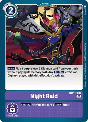 Night Raid (Parallel Rare) - Starter Deck 10: Parallel World Tactician (ST-10)
Starter Deck 10: Parallel World Tactician