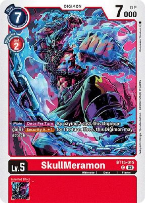 SkullMeramon - Exceed Apocalypse (BT15) Exceed Apocalypse