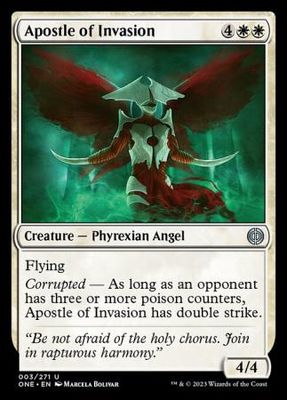 Apostle of Invasion 003/271 Phyrexia All Will Be One Singles (Español)