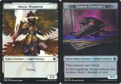 Angel Warrior 001/012 | Goblin Construct 011/012 - Foil Zendikar Rising Token
Zendikar Rising Foil Singles