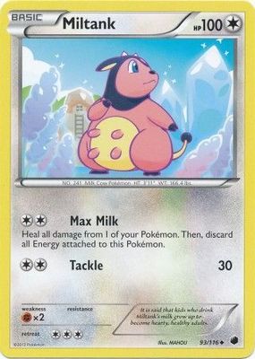 Miltank - 93/116 - Uncommon
Black &amp; White 9: Plasma Freeze Singles