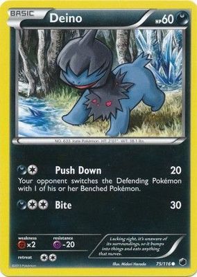 Deino - 75/116 - Common
Black &amp; White 9: Plasma Freeze Singles