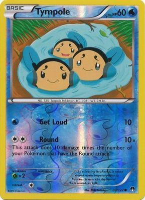 Tympole - 33/122 - Common Reverse Holo XY: Breakpoint Reverse Holo Singles