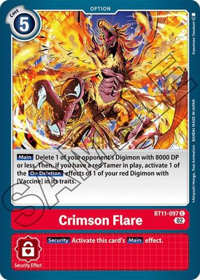Crimson Flare - Dimensional Phase (BT11)
Dimensional Phase