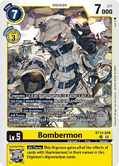 Bombermon - Exceed Apocalypse (BT15)
Exceed Apocalypse