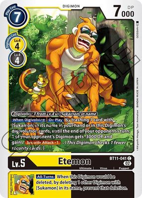 Etemon - Dimensional Phase (BT11)
Dimensional Phase