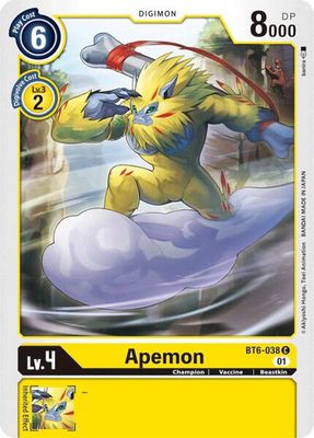 Apemon - Double Diamond (BT06)
Double Diamond