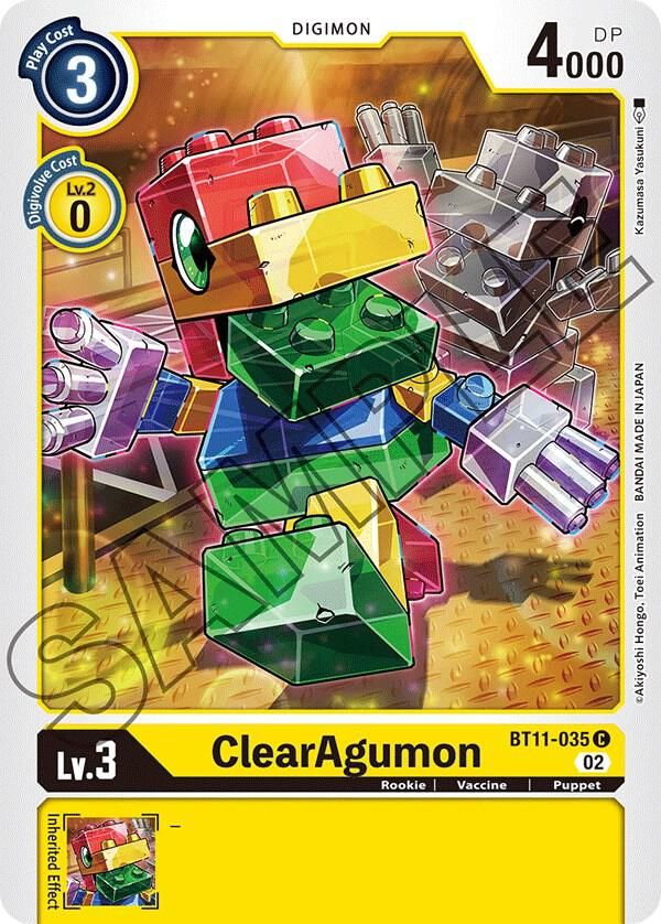 ClearAgumon - Dimensional Phase (BT11) Dimensional Phase