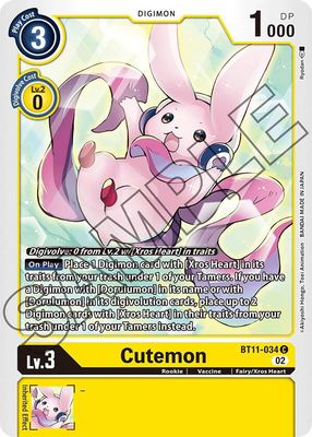 Cutemon - Dimensional Phase (BT11)
Dimensional Phase