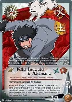 Kiba Inuzuka &amp; Akamaru - N-US062 - Rare
Naruto: Battle of Destiny