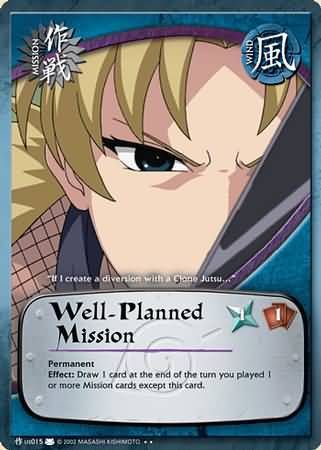 Well-Planned Mission - M-US015 - Rare
Naruto: Eternal Rivalry