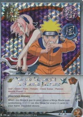 Naruto Uzumaki &amp; Sakura Haruno - 306
Naruto CCG Promos