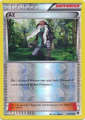 AZ - 91/119 - Uncommon Reverse Holo
XY: Phantom Forces Reverse Holo Singles