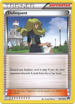 Delinquent - 98/122 - Uncommon XY: Breakpoint Singles